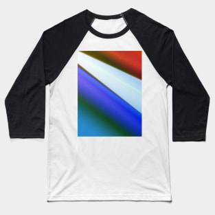 Red blue green abstract art Baseball T-Shirt